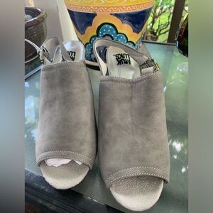 Muk Luks suede and camo heels